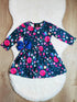 Bowtism Space Girl Twirl Dress with Matching Bow - Bowtism